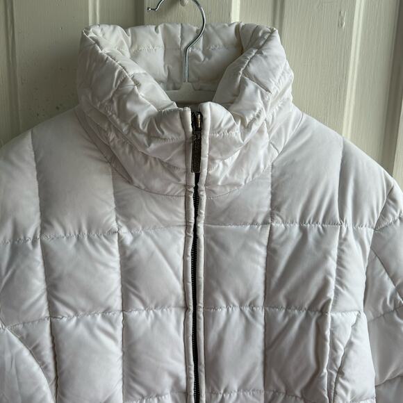 Steve Madden White Down Puffer Coat - Picture 3 of 9